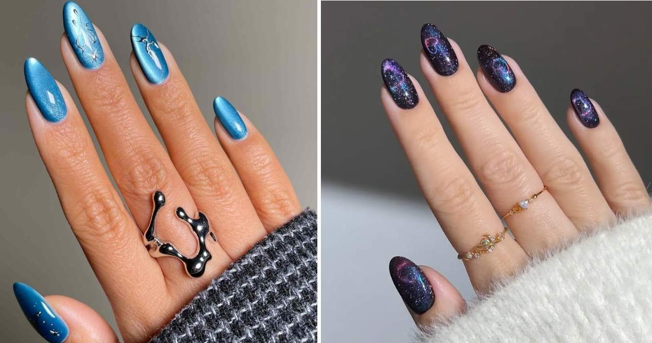 Blue Cat Eye Manicures Are Taking Over Nail Trends in 2026