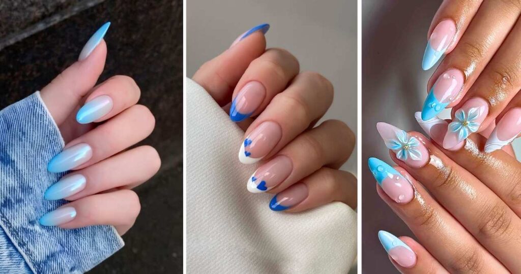Blue and White Nails Are the Timeless Manicure Trend Everyone Loves