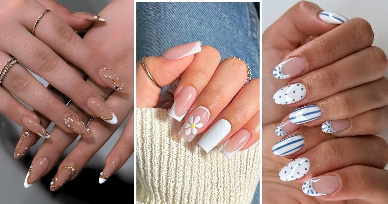 30 Trendy White Spring Nail Ideas Everyone Will Be Copying This Season