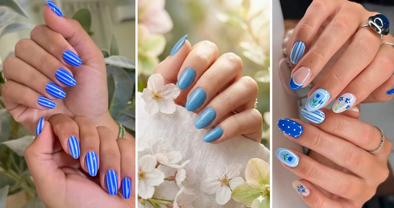 30 Stunning Blue Spring Nail Designs Everyone Will Be Wearing in 2026