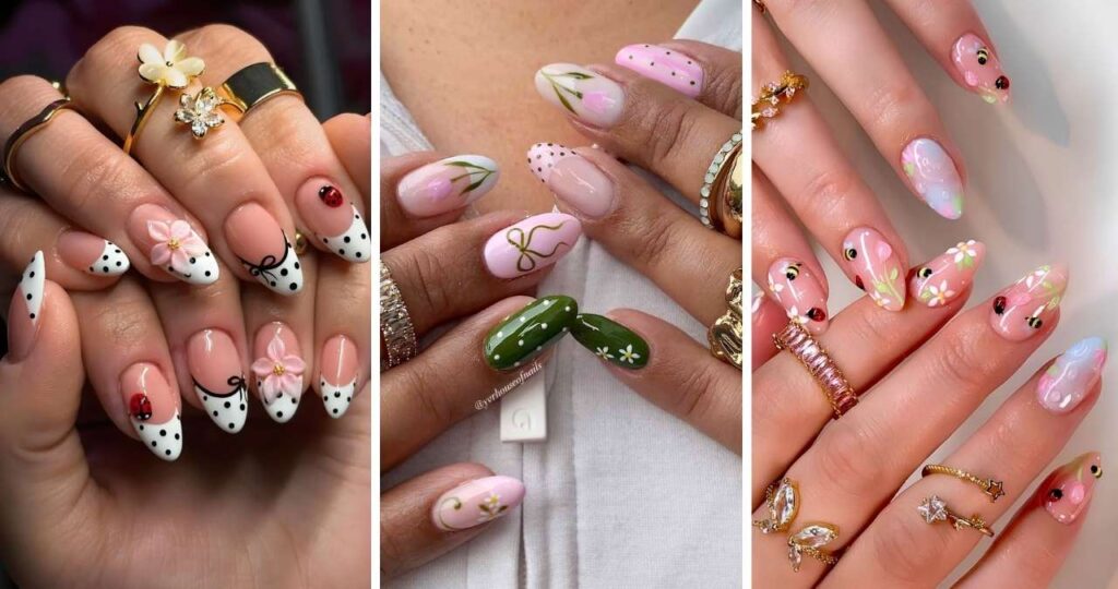 20 Trendy Ladybug Nail Designs That Make Spring Manis Extra Cute