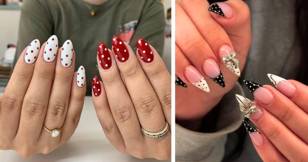 20 Cute Polka Dot French Manicure Ideas for a Fresh and Playful Look