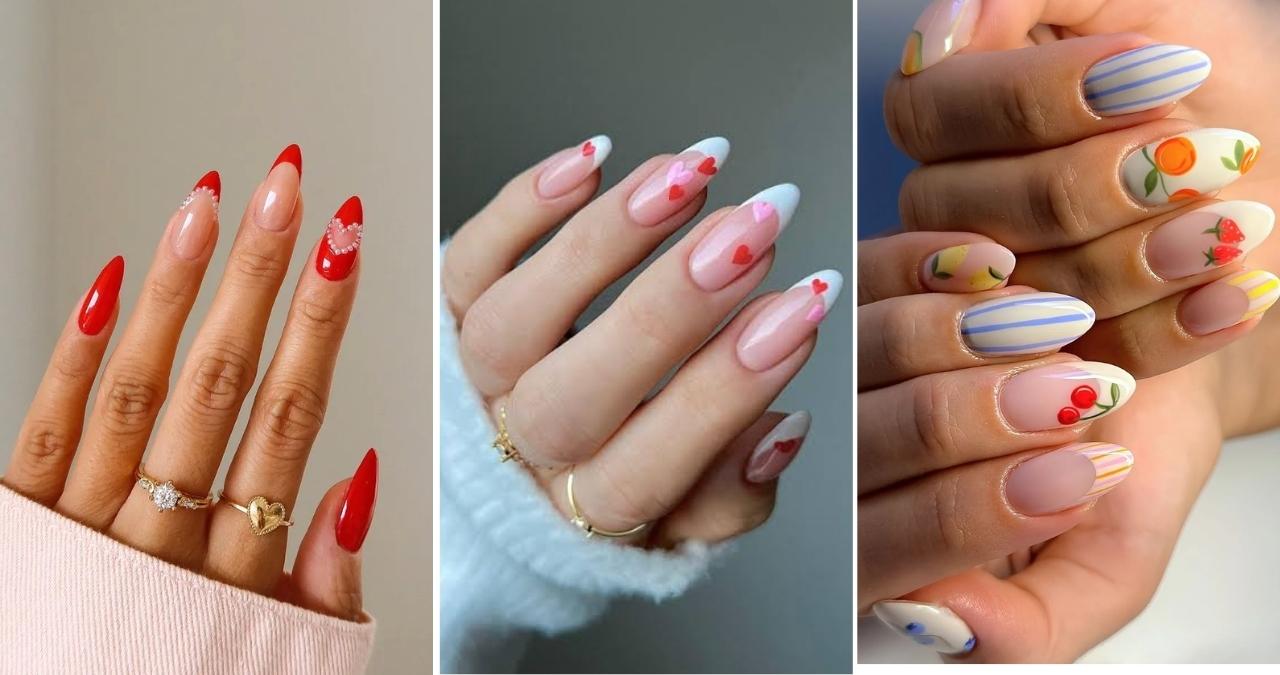 25 Valentine’s Day French Tip Nails That Are Cute Chic and Trendy