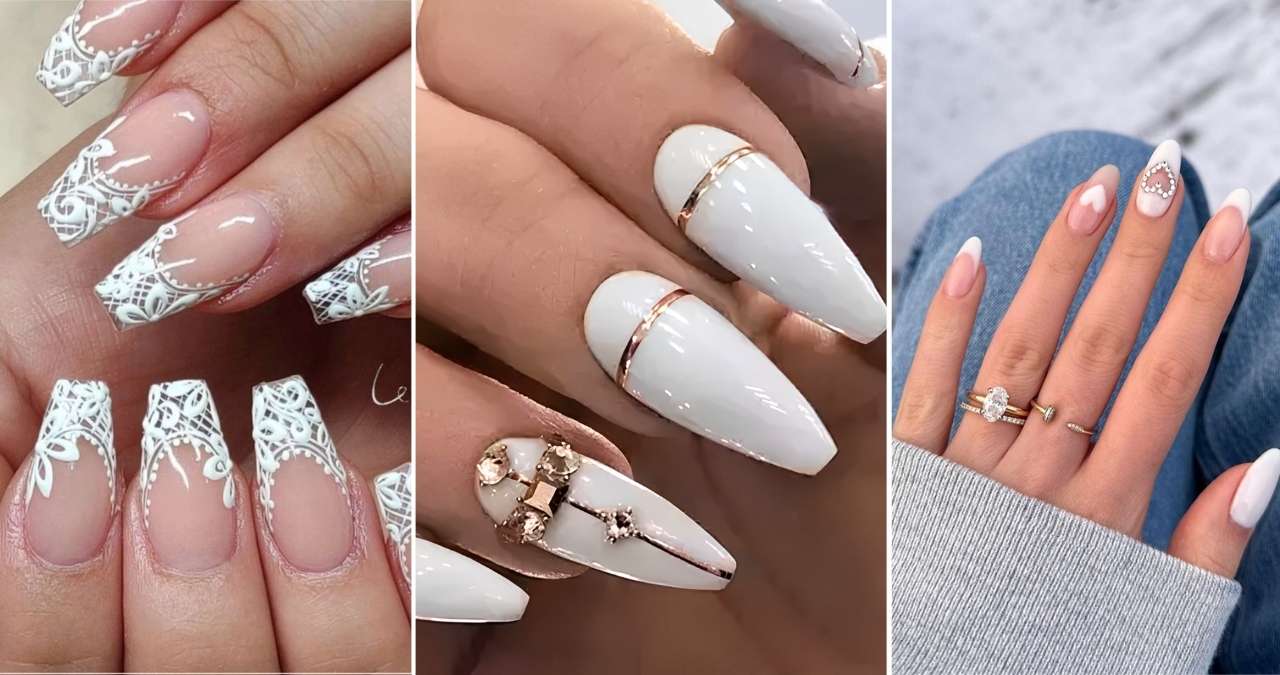 25 Stunning White Valentine Nail Designs for a Timeless and Classy Manicure